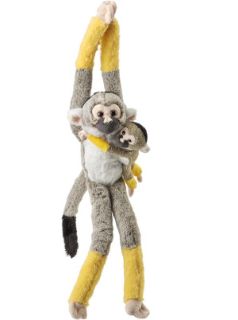 Obrázek z Opice kotul s mládětem dlouhé ruce plyš 40cm 